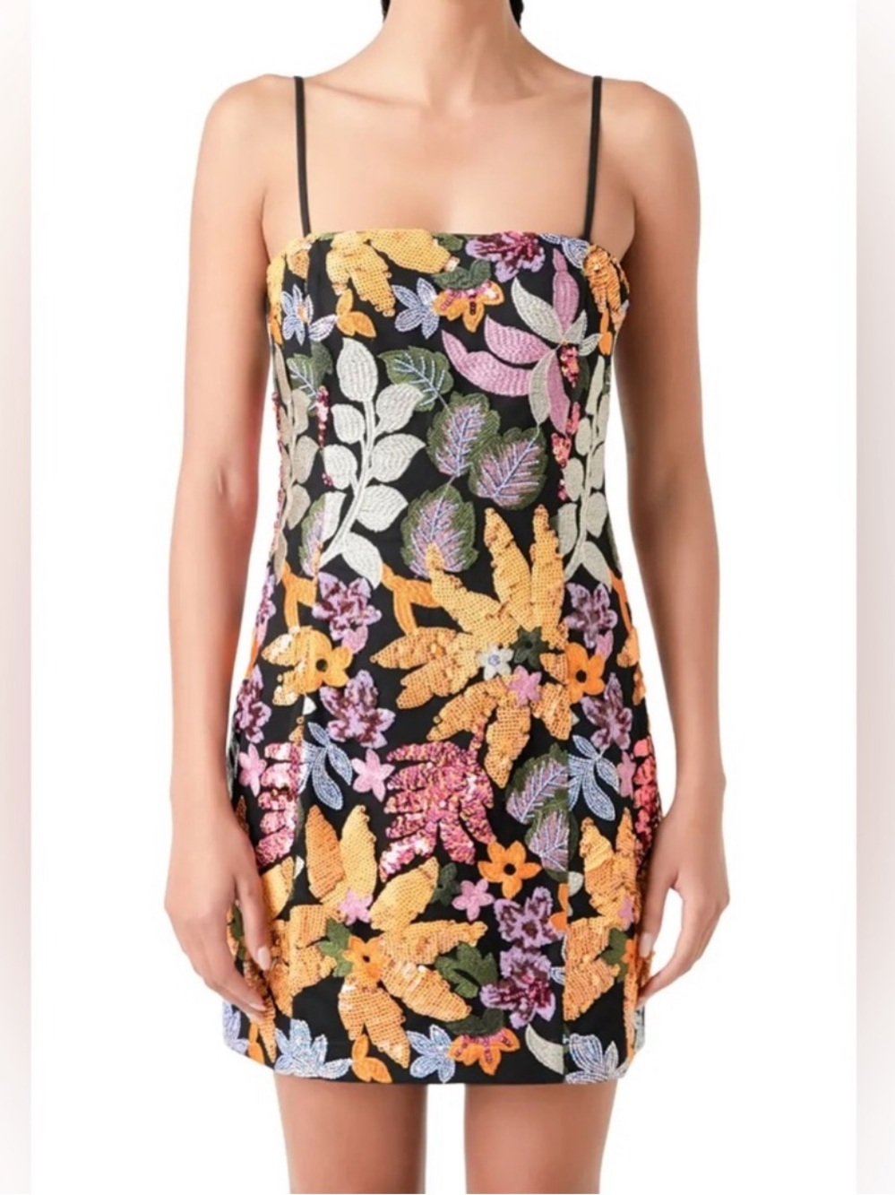 Endless Rose Floral Embroidered Mini Dress
AH10